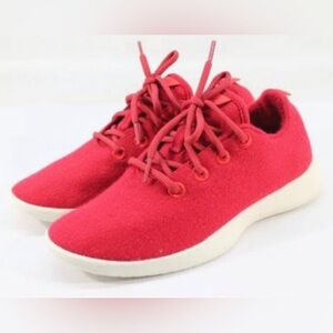 Allbirds women’s wool runner sneaker red 7